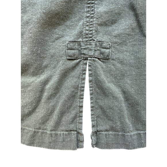 Sanctuary Womens Olive Green Cargo Vest With Tie-Waist & Flap Pockets Size M - Picture 10 of 10